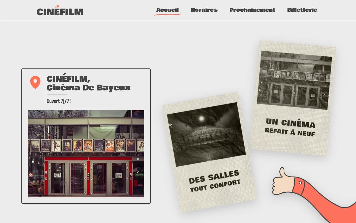 Aperçu du projet CinéFilm